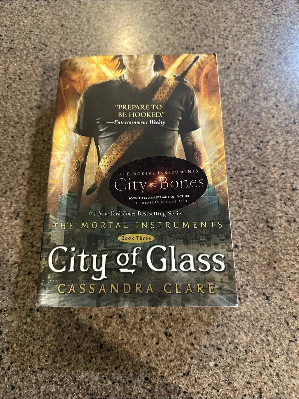 City of Glass by Cassandra Clare - Orange/Black Cover Paperback